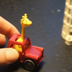 MAH04436.gif STL file Cute Cars - Giraffe・3D print object to download, KT3Dprint
