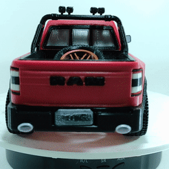 ezgif.com-video-to-gif.gif Fichier 3D Dodge Ram 1500 TRX・Plan pour impression 3D à télécharger