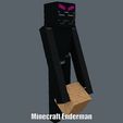 Minecraft-Enderman.gif Archivo STL Minecraft Enderman (Easy print and Easy Assembly)・Objeto de impresión 3D para descargar
