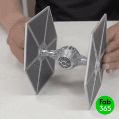 Tie-Fighter_01.gif 3D file StarWars Tie Fighter・3D printable model to download, fab_365