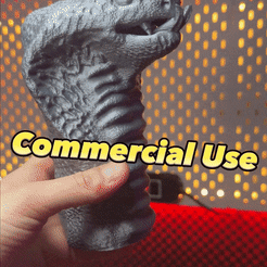 gif-commerc-min.gif Файл STL Разрушающийся меч КОБРЫ - коммерческая лицензия・3D-печатная модель для загрузки