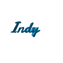 Indy.gif Файл STL Инди・Дизайн 3D принтера для загрузки