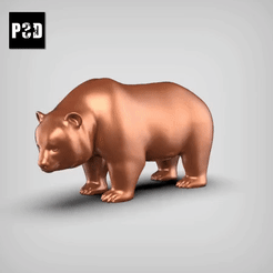 gif.gif STL file giant panda pose 01・3D printable design to download