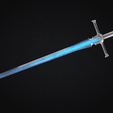 Skywalker-Blade-Gif.gif Bartok Medieval Skywalker Sword - 3D Print Files