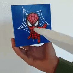 video-to-gif-converter.gif STL file spiderman spider web (toilet paper box)・3D printer model to download, estebanmanuelalvareztoro