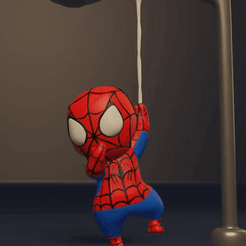 spiderman-chibi.gif Fichier STL gratuit L'HOMME-ARAIGNÉE CHIBI・Objet à télécharger et à imprimer en 3D