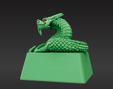 🐉 Fantasy Dragon Keycap | Custom Mechanical Keyboard Accent・ STL 3D ...