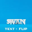 TEXT « FLIP Text Flip - Swan