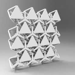 untitled.2185.gif Archivo STL triangulo ARMOR CHAINMAIL CHECKERED CHECKERED CHAINMAIL CHECKERS CHESS CHESS BOARD FABRIC FLEXIBLE・Modelo de impresión 3D para descargar