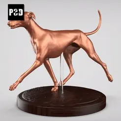 gif_log.gif STL file Greyhound Pose 04・3D print model to download