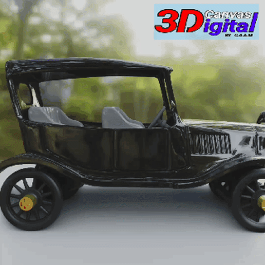20220114_185835.gif Télécharger fichier Voiture classique pour l'impression 3D • Objet pour imprimante 3D, Canvas3Digital