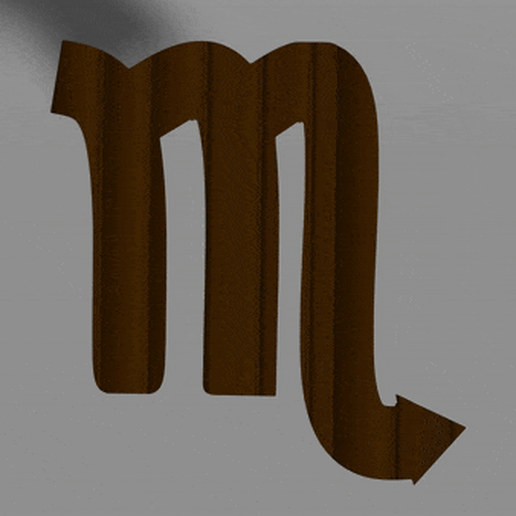 Sign of the Zodiac - Scorpio 3D model