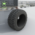 Untitled-2.gif Download free STL file FREE TIRE 7f (Reviewed) • 3D printable design, Pixel3D
