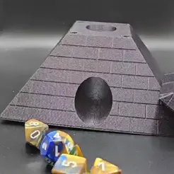 pyramid.gif pyramid dice tower and case.