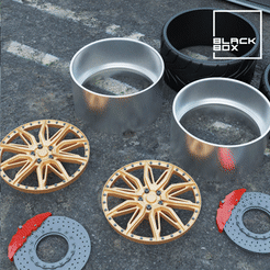 0.gif STL file AD Style bb1 Wheel set with 3 offsets・Design to download and 3D print, BlackBox