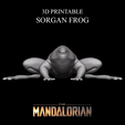 SORGAN-GIF.gif 3D PRINTABLE CRAB ROCK ROUND AND SORGAN FROG CROUCHING THE MANDALORIAN