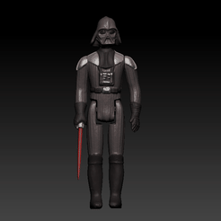 reditbader.gif 3D file Star-Wars Darth Vader Kenner Kenner Style Action figure STL OBJ 3D・3D printable model to download