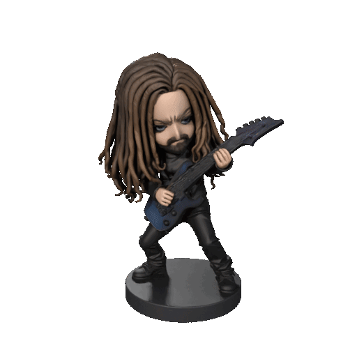 Brian “Head” Welch – Korn Chibi Nu Metal Guitarist Figure (Fan Art)