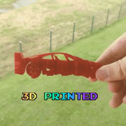 giphy.gif Télécharger fichier Ferrari F40 Flip Text • Design imprimable en 3D, Aerocket