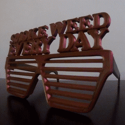 weed-gif.gif PARTY Blinds Glasses - WEED - super EASY to print