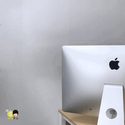 정사각-애플1.gif STL file 🖥 Apple Macintosh 128K Flowerpot 🪴・3D print object to download
