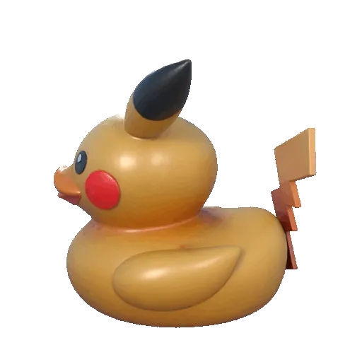 🦆 Rubber Duck in Pikachu Costume・ STL File for 3D printing・Cults