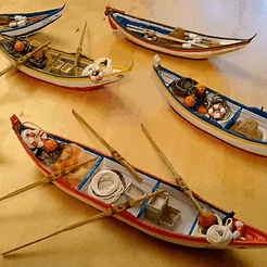 VID_20220927_184354-4.gif STL file Large Portuguese boat for net fishing (xavega)・Model to download and 3D print, phipo333