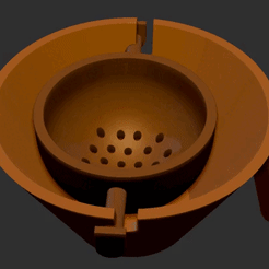 tazon-2.gif Free STL file Fruit and vegetable strainer - Kitchen gadget - bowl・3D print design to download, adrianmalvado