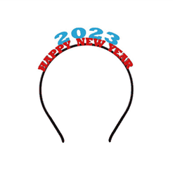 GIF.gif Fichier STL Bandeau de cheveux / bandeau de tête Bonne Année 2023・Objet imprimable en 3D à télécharger