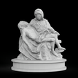 Low_Poly_Pieta.gif Low Poly Pieta Statue