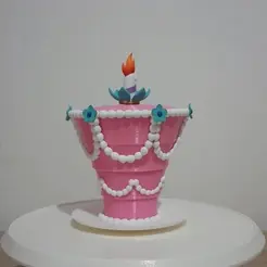 GIF.gif Fichier STL Bijoutier du gâteau d'anniversaire d'Alice・Modèle pour impression 3D à télécharger