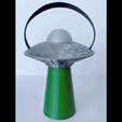 render-1.gif 3D file UFO With Lid and Twist-Off Base・3D print model to download