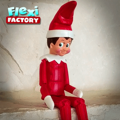 ElfGif.gif STL-Datei Niedliche Flexi Print-in-Place Elfe herunterladen • Design für 3D-Drucker, FlexiFactory
