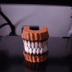 ezgif.com-gif-maker.gif STL file Talking Teeth・Model to download and 3D print, RubensVisions