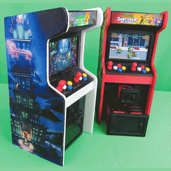 ARCADE-GIF-05.gif STL-Datei SPEICHERMÄPPCHEN, SPIELKASSETTEN UND MÄPPCHEN IN FORM VON ARKADENSTIFTEN・3D-druckbares Modell zum Herunterladen