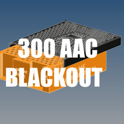 300.gif Fichier STL 300 AAC / BLACKOUT 186x s'insère dans une boîte à munitions 50cal・Objet pour impression 3D à télécharger