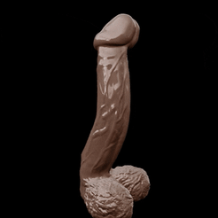dildo-Alabama-snake.gif STL file Dildo - King Cobra snake・Model to download and 3D print