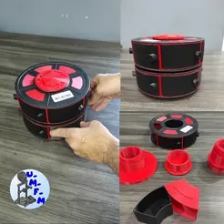 tirroir-2.gif Storage drawer using Sunlu spools, Recovering, recycling