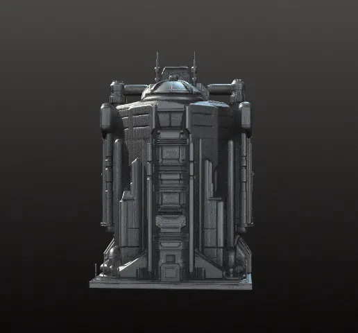 render-scifi-industrial3-1.gif Futuristic Industrial Building – Modular Sci-Fi Terrain Tabletop (28–32mm)