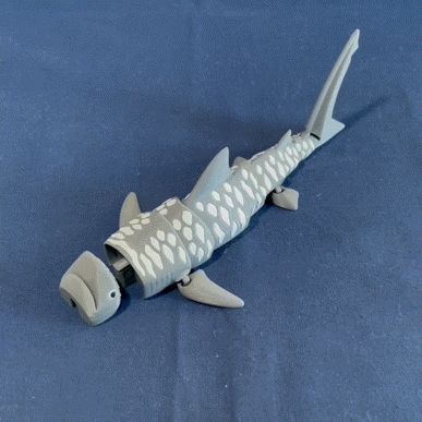tigershark_v2_GIF-2.gif Flexi Tiger Shark Mark-Ⅱ(Print-in-place)