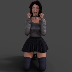 01.gif Free 3D file Clara is happy・3D printing model to download