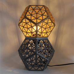 onoff.gif STL file Platonic Forest Desk Lamp・3D printable model to download