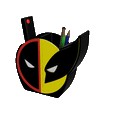ezgif.com-animated-gif-maker-8.gif Organisateur de bureau 3D MULTICOLORE LOGO/SIGN - Deadpool & Wolverine Duo