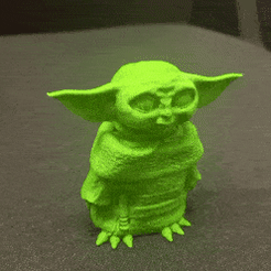 20220720_131448.gif Archivo STL Bebé yoda・Objeto imprimible en 3D para descargar, 3D-Wex