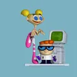 dexter_deedee.gif Dexter & Dee Dee - Dexters Laboratory - Cartoon Network - Fan Art