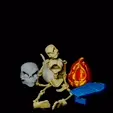 Sequence-02.gif ARTICULATED HALLOWEEN SKELETON PACK WITH PROPS