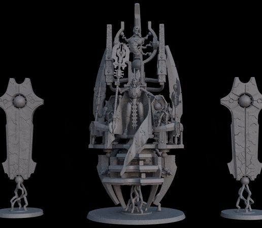 NoParts-ezgif.com-optimize.gif Cyber Lord Space Zombies, rey de la fortaleza móvil silenciosa