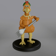 0001-0059.gif Ginger Chicken Run 3D Print Model