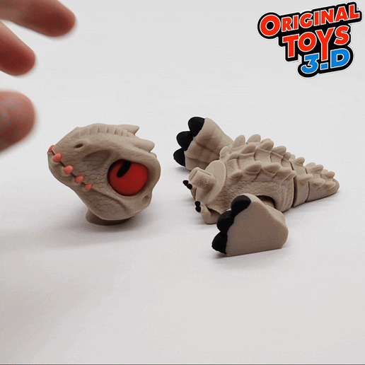 Mini Indominus Rex Flexi Print-in-Place 3MF Included