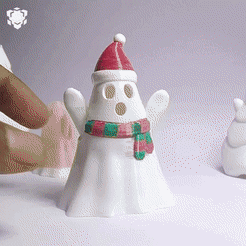 VID20221212142025.gif OBJ file Little BOO is ready for Christmas・3D printer design to download